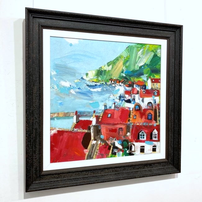 'Red Roof Tiles, Crovie' by artist Rob Shaw